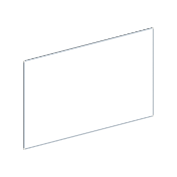 Whiteboard, enkelzijdig emaille staal, 100x200 cm