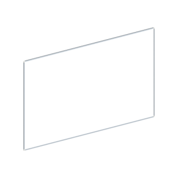 Whiteboard, enkelzijdig emaille staal, 120x240 cm