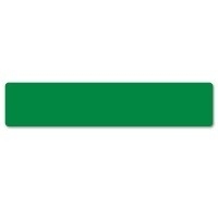 Supreme v, afgeronde rechthoek, groen, 25cm x 100cm, aantal/set=3st.