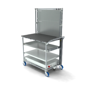 Mobiler Arbeitsplatz, 1000x600mm, 63Ah, Standard