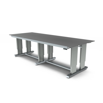 Electric height adjustable workbench, 3250x1200mm Electric height adjustable workbench, 3250x1200mm