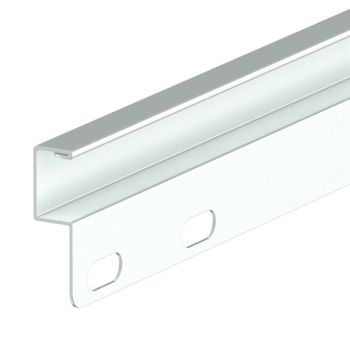 End stop profile, 750x20mm, galvanised