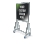 Fahrbares Whiteboard beidseitig bedruckt 100x100cm