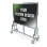 Fahrbares Whiteboard beidseitig bedruckt 180x120cm
