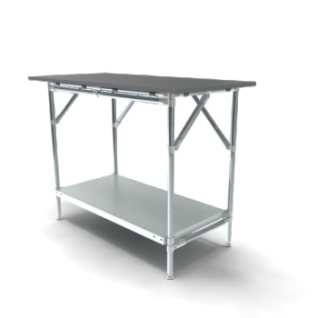 Flacher Arbeitstisch 1250x600mm