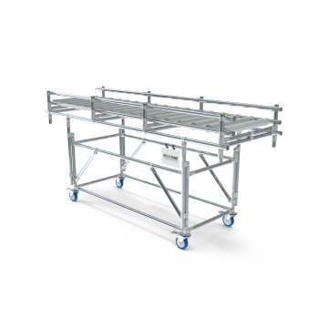 Gravity conveyor, 50mm conveyor roller, L=2m, W=0,5m Gravity conveyor, 50mm conveyor roller, L=2m, W=0,5m