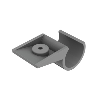 KB-2, plastic single joint, plate mounting, deepened