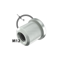 M12 inslagmoer, 1,0mm gecoate buis