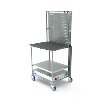 Mobiele werkplek, 750x600mm, 63Ah, basis