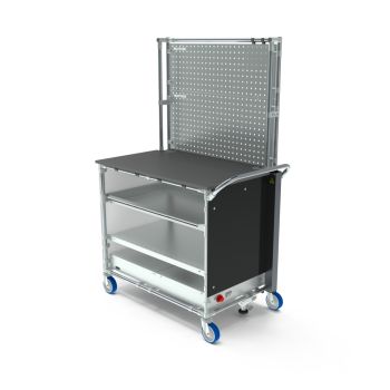 Mobile workstation, 1000x600mm, 63Ah, premium