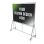 Mobilna tablica suchościeralna zadruk dwustronny 180x120 cm