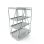 Mobilny regał przepływowy prosty 735x1243mm