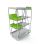 Mobilny regał przepływowy prosty 735x1243mm
