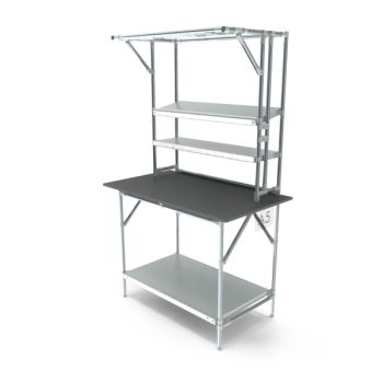 Skonfiguruj stanowisko montażowe z półką na blacie