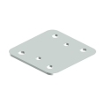 Padding plate, sping-loaded castors, 85x85x3mm