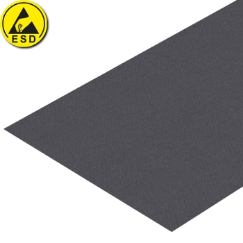 Polyester worktable topper, esd, grey