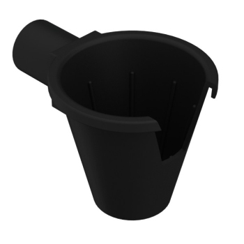 Uchwyt narzędziowy z otwartą stroną, plastikowy