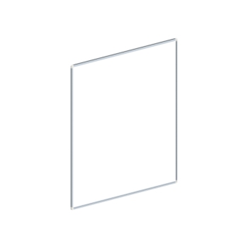 Whiteboard, one-sided enamel steel, 100x100 cm