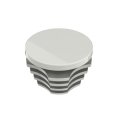 Zaślepka PP szara ø 28 mm