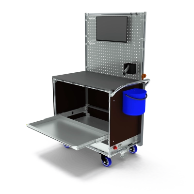 Mobile powered workstation