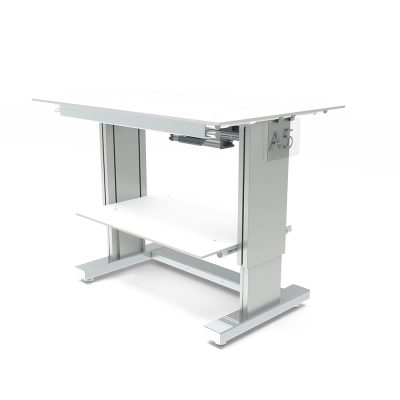 Flat adjustable worktable