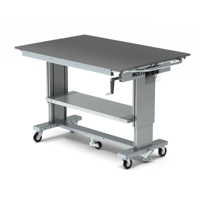 Mobilny regulowany stół roboczy