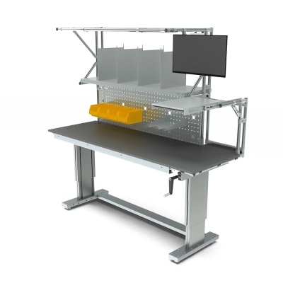 Stół roboczy regulowany ręcznie