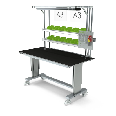 Adjustable worktable
